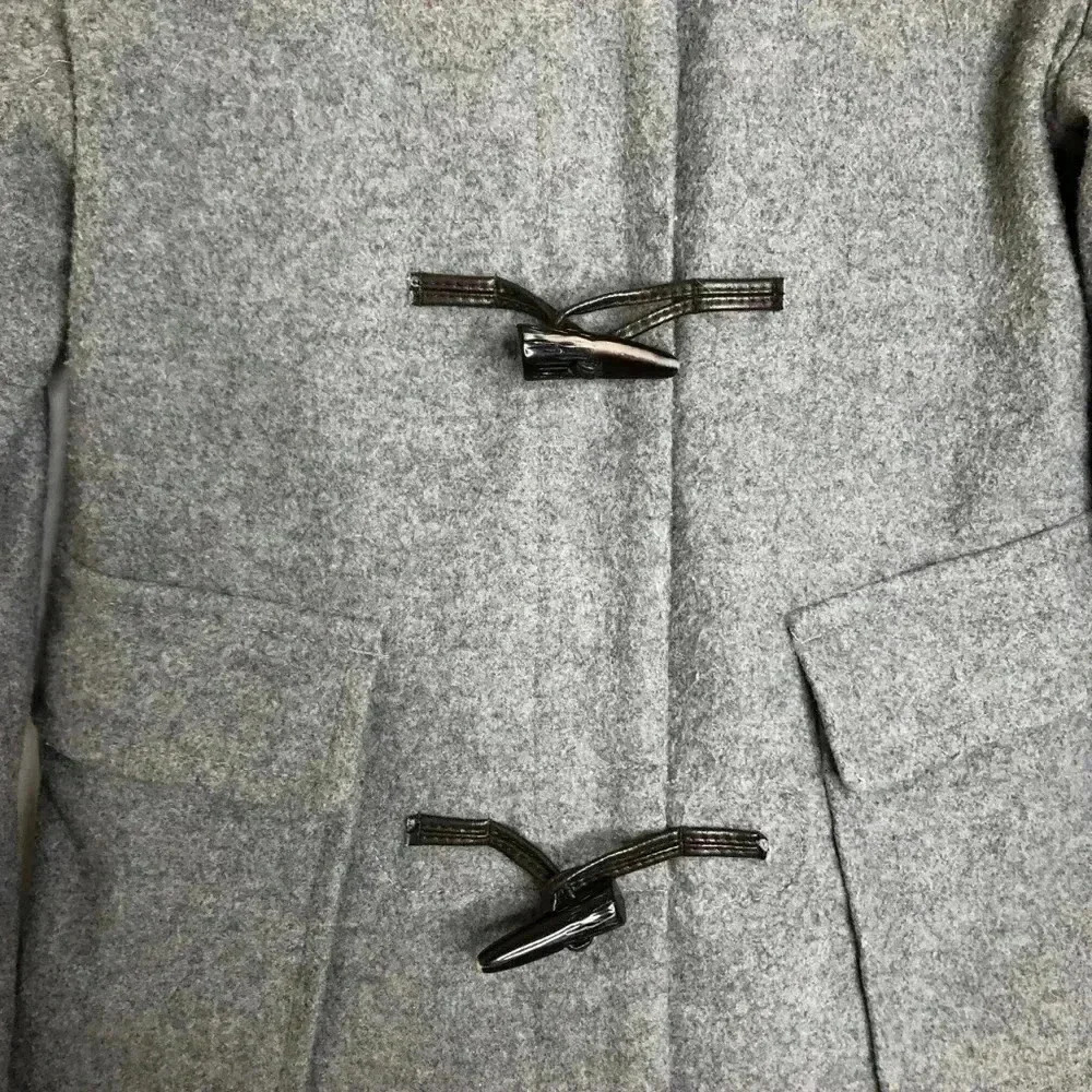 GAP Factory Grey Wool Blend Hooded Pea Coat Sz XS - Picture 5 of 16